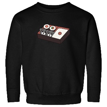 Discover Sushi Bento Box Schnauzer Sweatshirts
