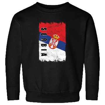 Discover Serbia vintage flag Sweatshirts