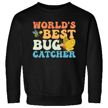 Discover Worlds Best Bug Catcher Catching Groovy Sweatshirts