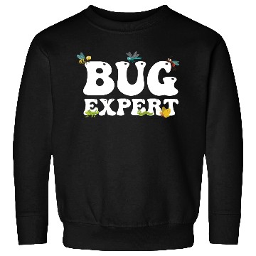 Discover Bug Expert Entomology Insect Catching Groovy Sweatshirts