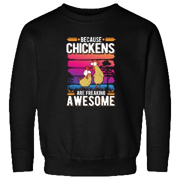 Discover Chickens Farmer Chicken Coop Sweatshirts