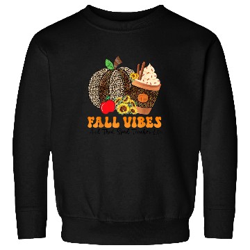 Discover Groovy Fall Vibes Teacher Life Pumpkin Sweatshirts
