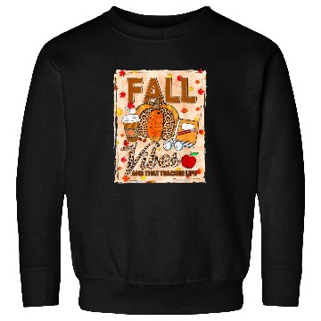 Discover Fall Vibes And That Teacher Life Bleached Sweatshirts