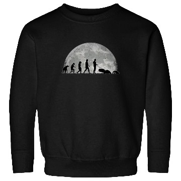 Discover Robotic Lawnmower Evolution Moon Sweatshirts