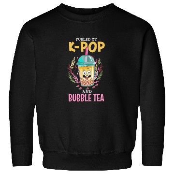 Discover Fueled By K-Pop And Bubble Tea Sweatshirts