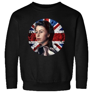 Discover Rip Queen Elizabeth II - Above All Else Sweatshirts