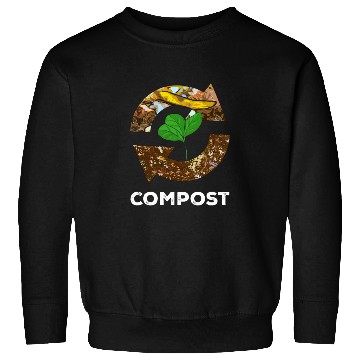 Discover Organic Farming Composting Sweatshirts