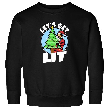 Discover Lets get lit christmas Sweatshirts