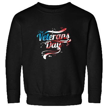Discover US Flag Colored Logo For Veterans Day Sweatshirts