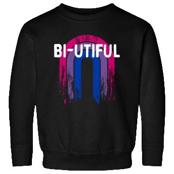 Discover Bi-Utiful Bisexual Positivity Bi Pride Positive Sweatshirts