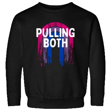 Discover Pulling Both Bisexual LGBTQ Bi Pride Couples Funny Sweatshirts