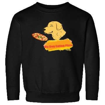 Discover My dog eating pizza Sweatshirts