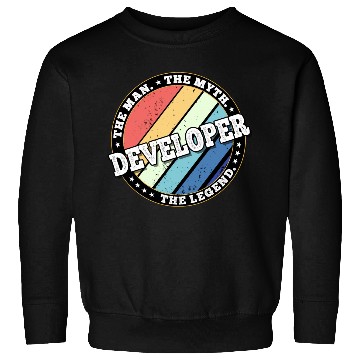 Discover Developer. The man. The myth. The legend. Sweatshirts