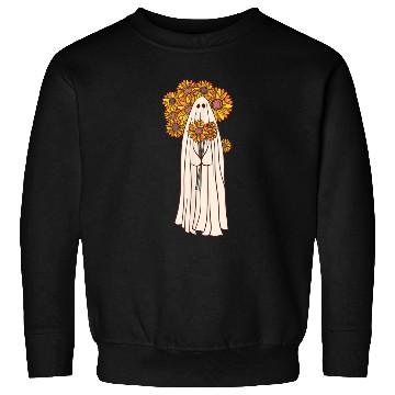 Discover Floral Ghost Bride Ghost Spooky Bachelorette Sweatshirts