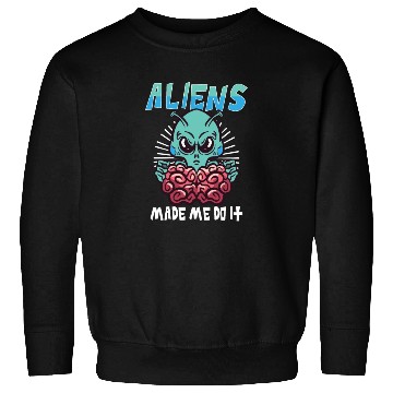 Discover Alien Extraterrestrial Area 51 UFO Space Geek Gift Sweatshirts