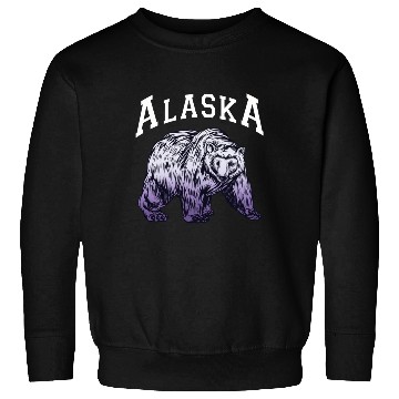 Discover Alaska Gift USA Natur Bär Denali Grizzly Wald Sweatshirts