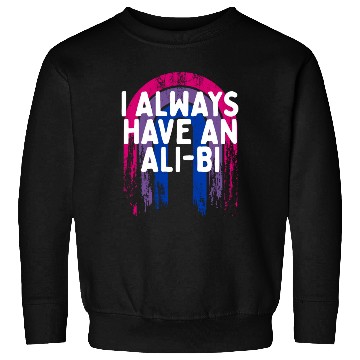 Discover I Always Have an Ali-Bi Bisexual Couples Bi Pride Sweatshirts