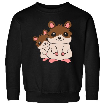 Discover family hamster small child Sweatshirts