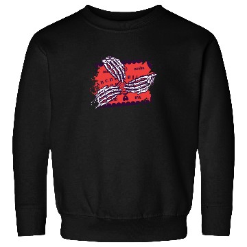 Discover Retro Halloween Skeleton Playing Ouija Horror Sweatshirts