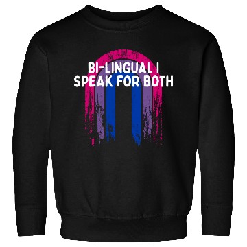 Discover Bi-lingual I Speak for Both Bisexual Pride Month Sweatshirts