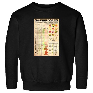 Discover Crop Farmer Knowledge Poster, Crop Farmer Poster Sweatshirts