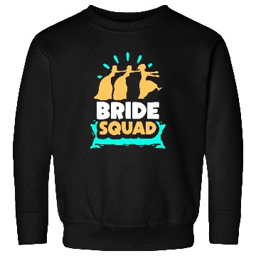 Discover Bride Squad Wedding Bachelorette Party Cute Sweatshirts