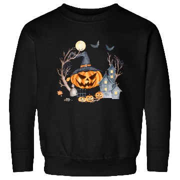 Discover Halloween cute pumpkin pumpkin autumn coffee subli Sweatshirts