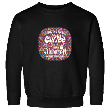 Discover Witchy Funny Quote On a Mandala purple Sweatshirts