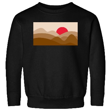 Discover Minimalist Sun Clay Orange Sweatshirts