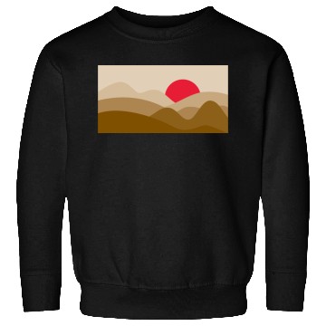 Discover Minimalist Sun Copper Brown Sweatshirts