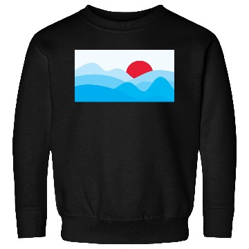 Discover Minimalist Sun Light Blue Sweatshirts