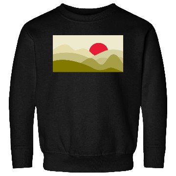 Discover Minimalist Sun Olive Green Sweatshirts