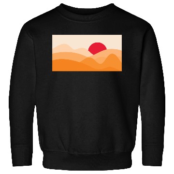 Discover Minimalist Sun Orange Sweatshirts