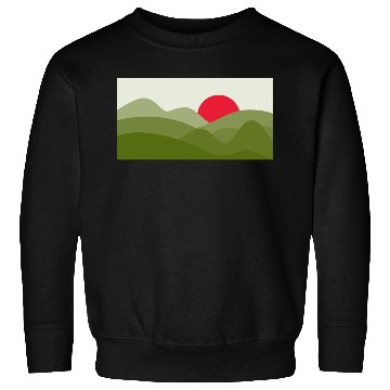 Discover Minimalist Sun Pickle Green Sweatshirts