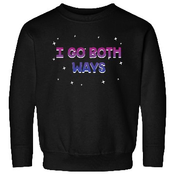 Discover I Go Both Ways Bisexual LGBTQ Bi Pride Pun Asexual Sweatshirts
