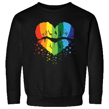 Discover LBGT Flag Gay Pride Human Vintage Rainbow Sweatshirts