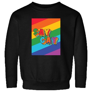 Discover LBGT Flag Gay Pride Human Vintage Rainbow Sweatshirts