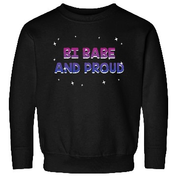 Discover Bi Babe and Proud Bisexual Girlfriend Bi Pride Sweatshirts