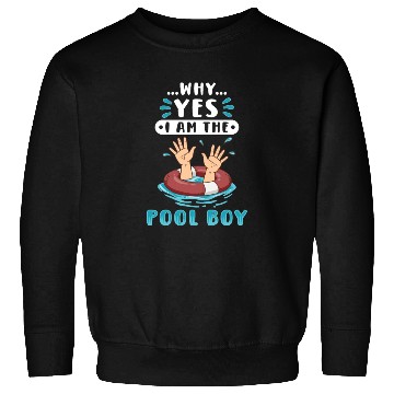 Discover Swimmer Scuba Diving Pool Boy Water Sport Sweatshirts