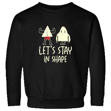 Discover Gym Cute Motivational Geometric Shapes Working Out Sweatshirts