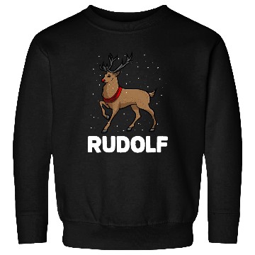Discover Christmas Santa's Reindeer Lazy Costume Rudolph Sweatshirts
