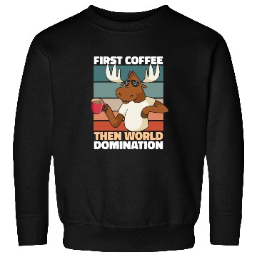 Discover Moose Elk Coffee Sunglasses Sweatshirts