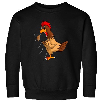 Discover chickens farmer chicken kids boys Sweatshirts