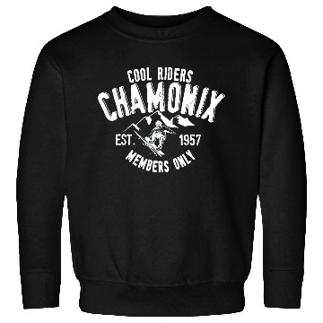 Discover Chamonix cool riders Sweatshirts