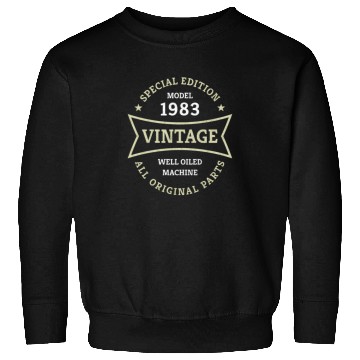 Discover Born 1983 Vintage 40 Year Old 40th Birthday Gifts Sweatshirts