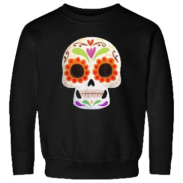 Discover Day of the Dead Dia De Los Muertos Skull Gift Sweatshirts