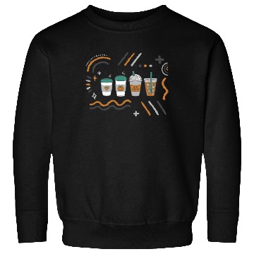 Discover Halloween Sweatshirts, Cute Halloween Coffee Latte