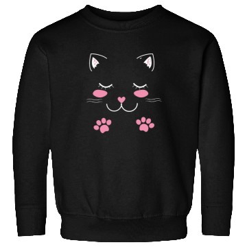 Discover Adorable cat face Sweatshirts