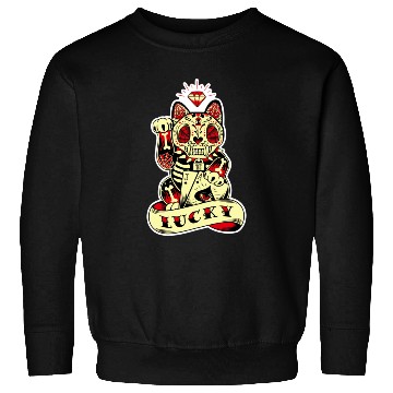 Discover lucky cat Skull Candy Sweatshirts