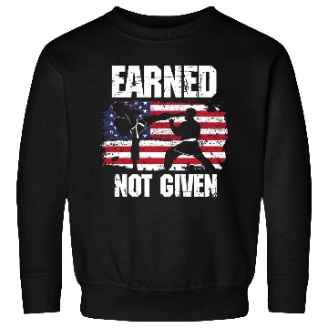 Discover Earned Not Given! Karate Fighter Martial Arts Sweatshirts